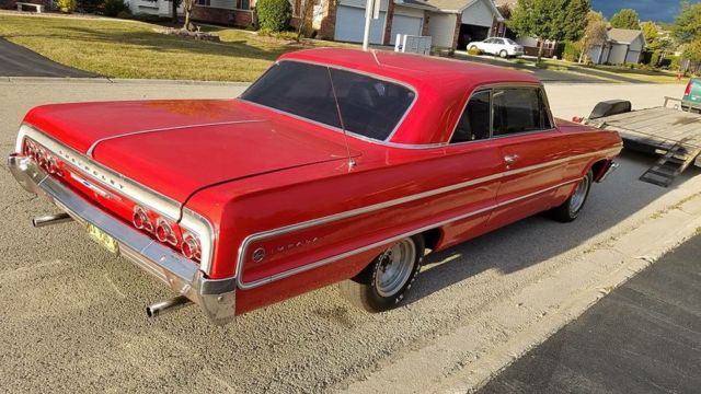 1964 Red Chevrolet Impala Coupe