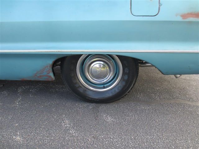 1964 Blue Chevrolet Biscayne Coupe