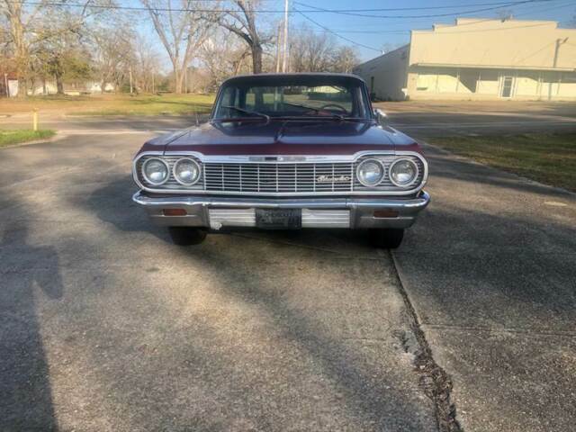 1964 Red Chevrolet Bel Air Sedan