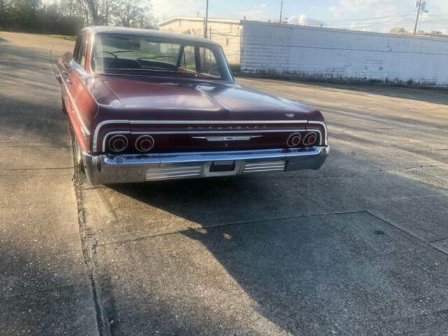1964 Red Chevrolet Bel Air Sedan