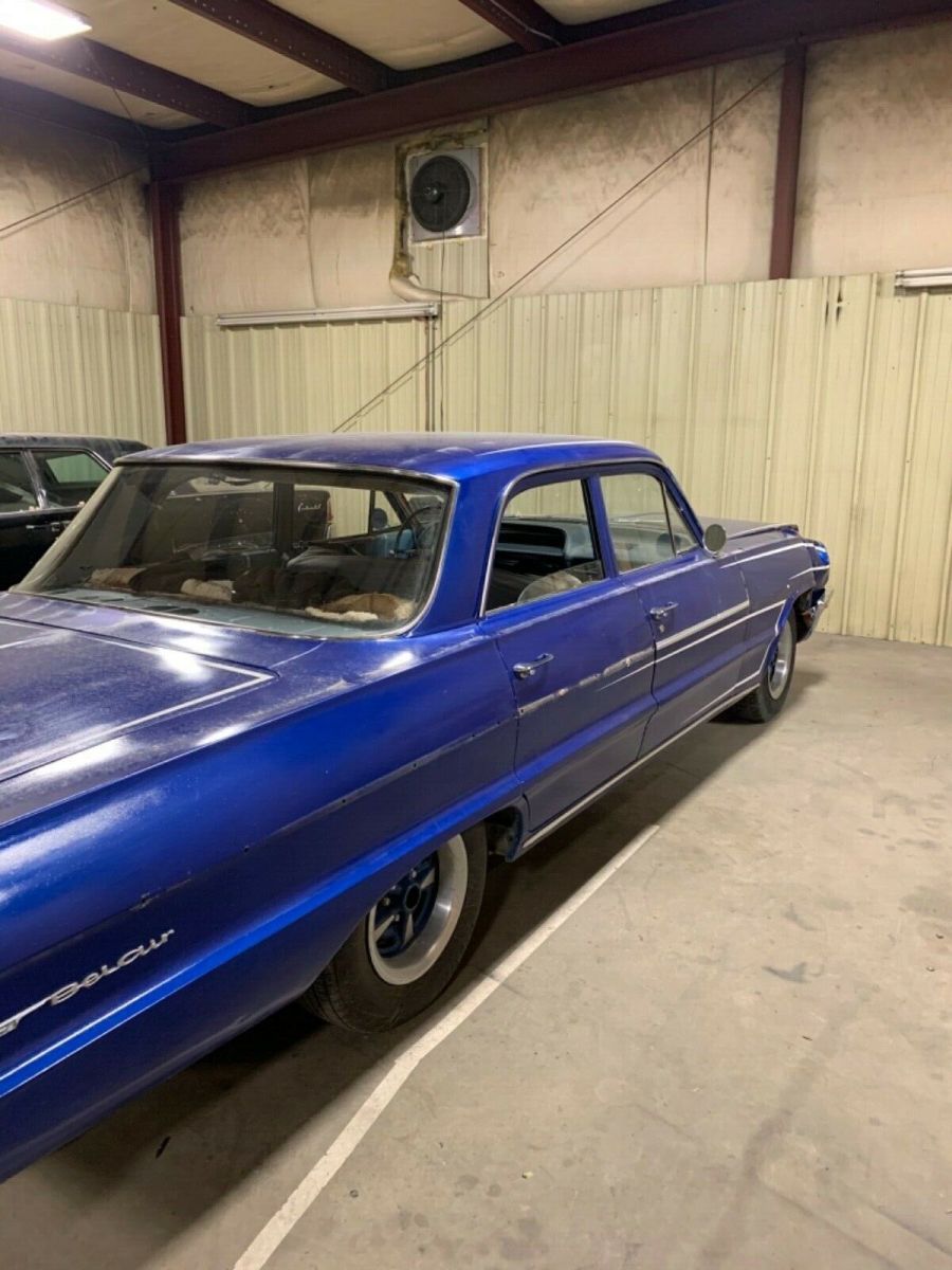 1964 Blue Chevrolet Bel Air/150/210 Sedan