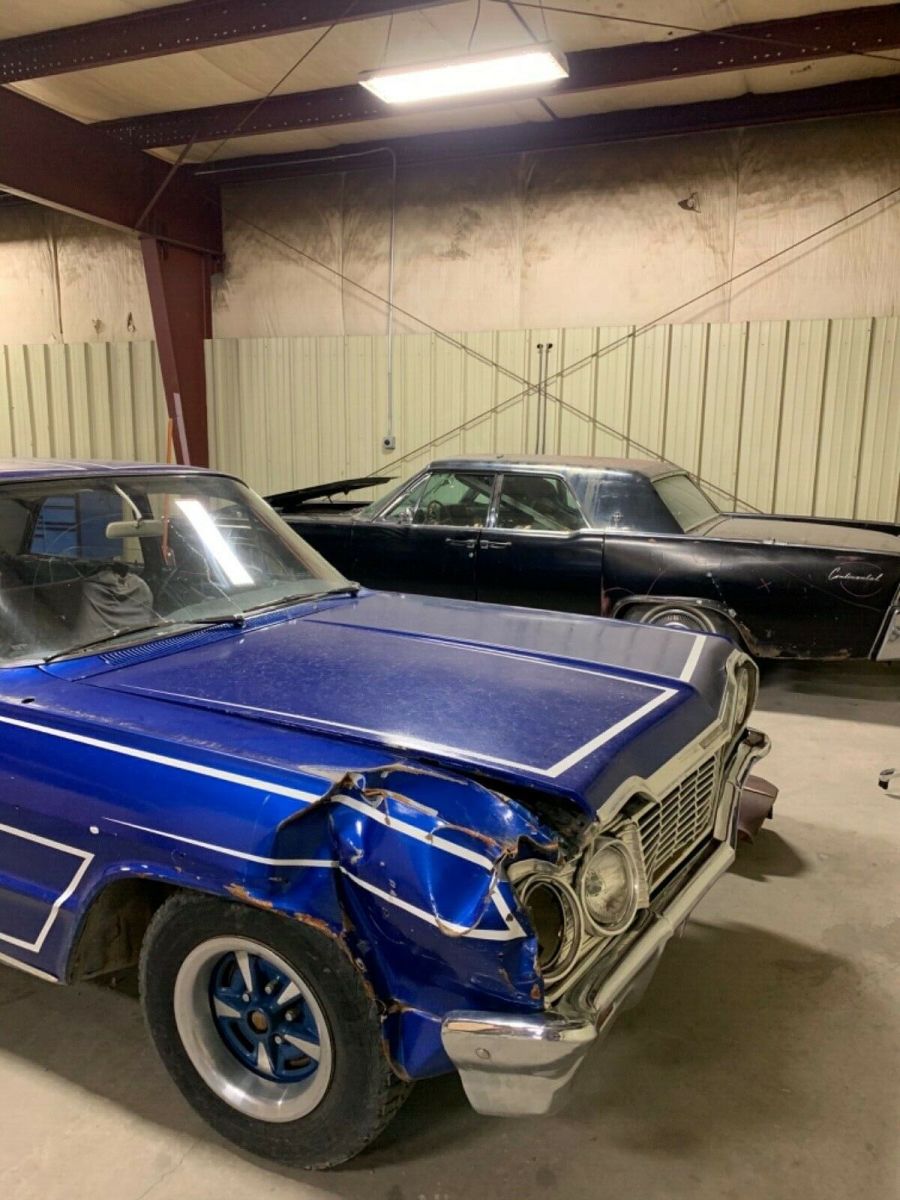 1964 Blue Chevrolet Bel Air/150/210 Sedan