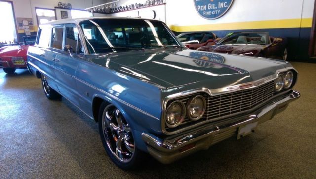1964 Blue Chevrolet Bel Air/150/210 Wagon