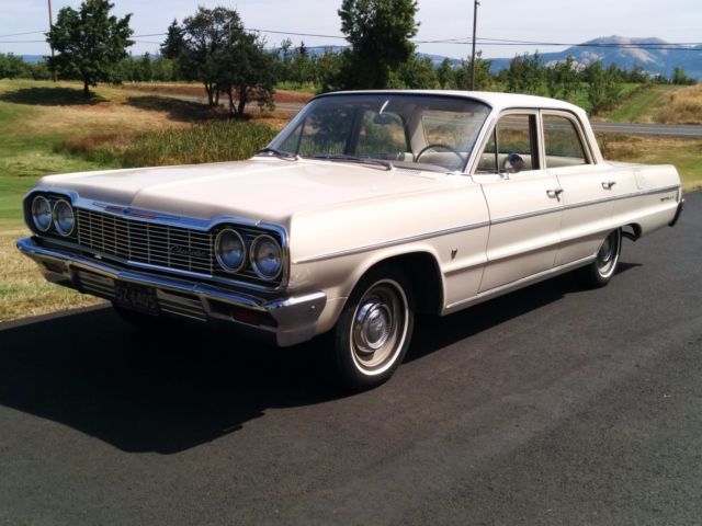 1964 Beige Chevrolet Bel Air/150/210 Sedan
