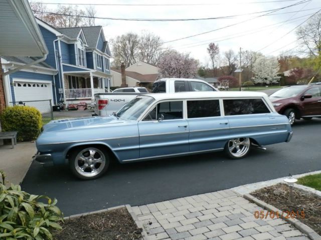 1964 Blue Chevrolet Bel Air/150/210 Wagon