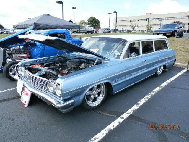 1964 Blue Chevrolet Bel Air/150/210 Wagon