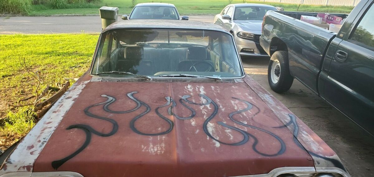 1964 White Chevrolet Bel Air/150/210 Sedan