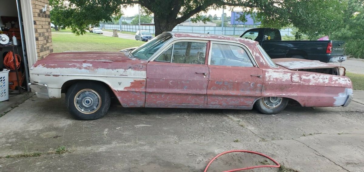 1964 White Chevrolet Bel Air/150/210 Sedan