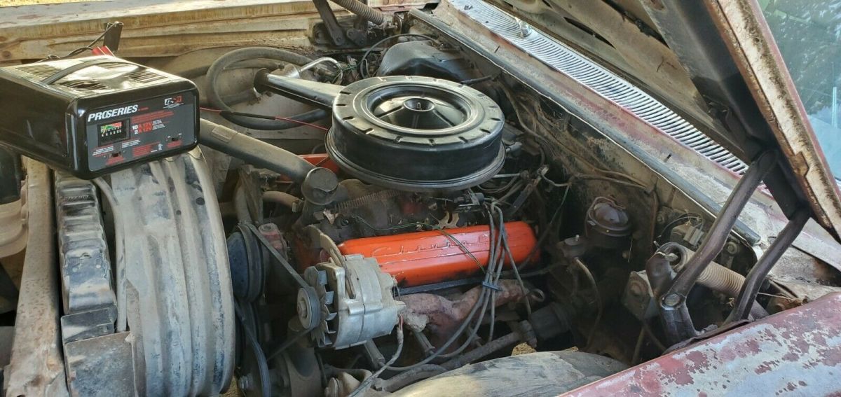 1964 White Chevrolet Bel Air/150/210 Sedan