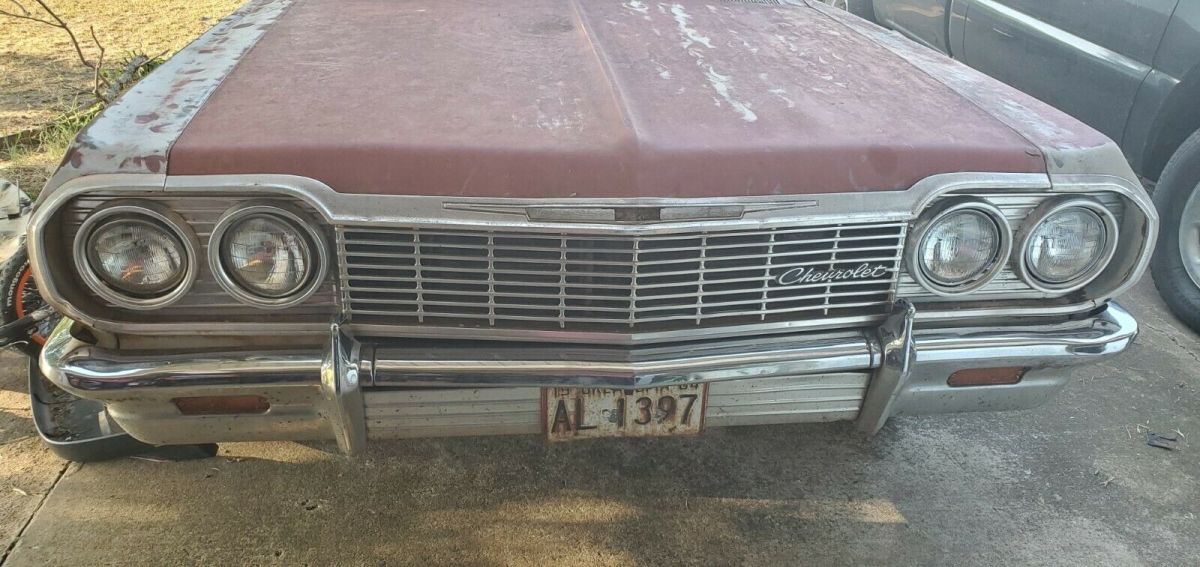 1964 White Chevrolet Bel Air/150/210 Sedan