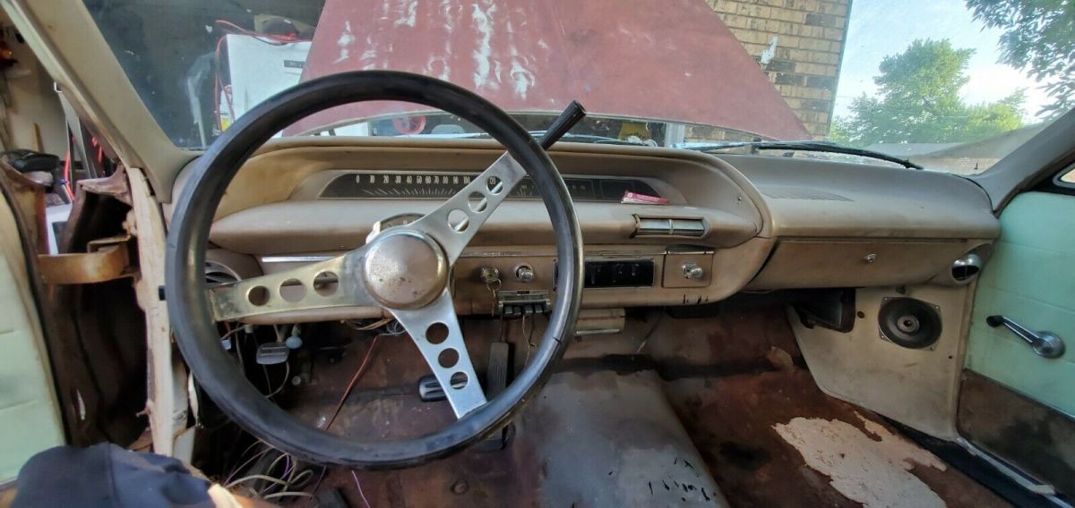 1964 White Chevrolet Bel Air/150/210 Sedan