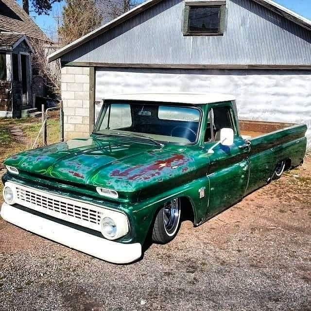 1964 Green Chevrolet C-10 Standard Cab Pickup