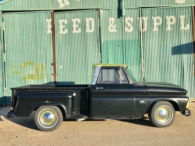 1964 Black Chevrolet C-10 Custom Cab stepside