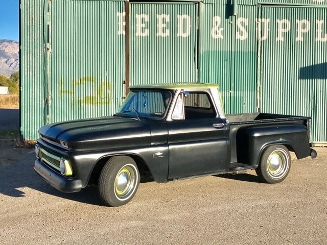 1964 Black Chevrolet C-10 Custom Cab stepside