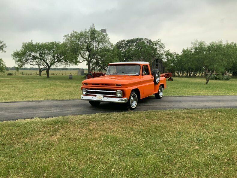 1964 Orange Chevrolet C-10 Pickup Truck