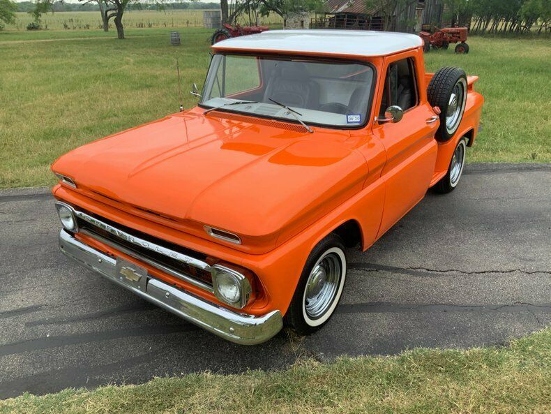 1964 Orange Chevrolet C-10 Pickup Truck