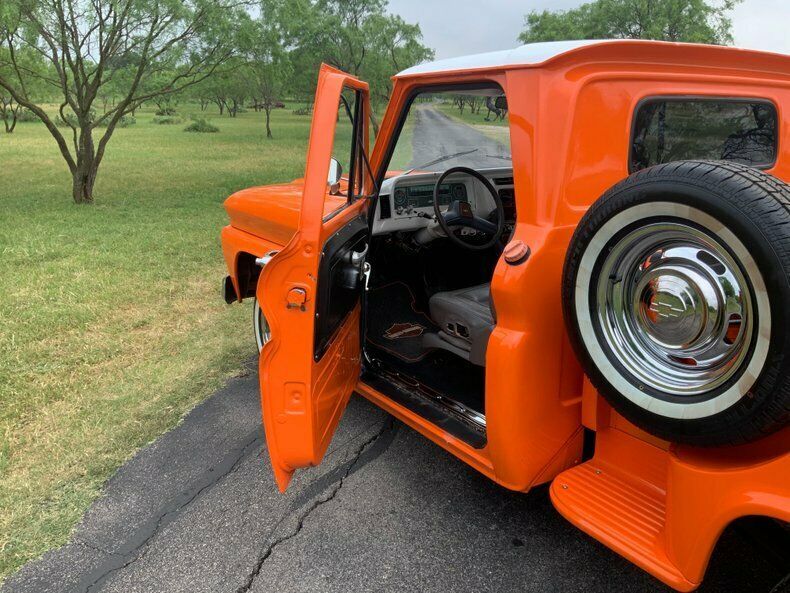 1964 Orange Chevrolet C-10 Pickup Truck