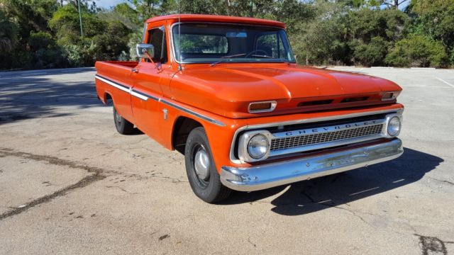 1964 Orange Chevrolet C-10 Fleetside