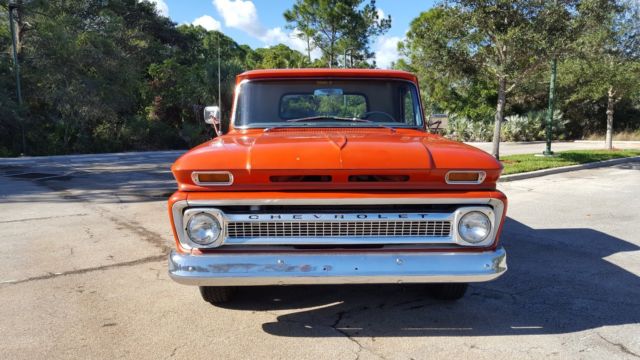 1964 Orange Chevrolet C-10 Fleetside