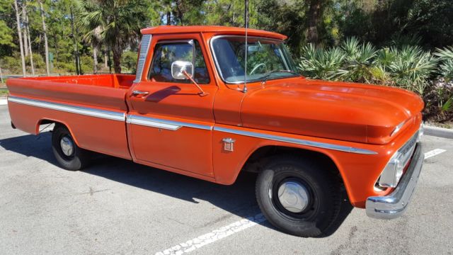 1964 Orange Chevrolet C-10 Fleetside