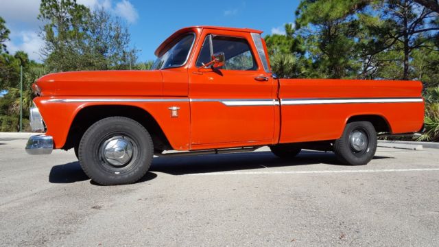 1964 Orange Chevrolet C-10 Fleetside
