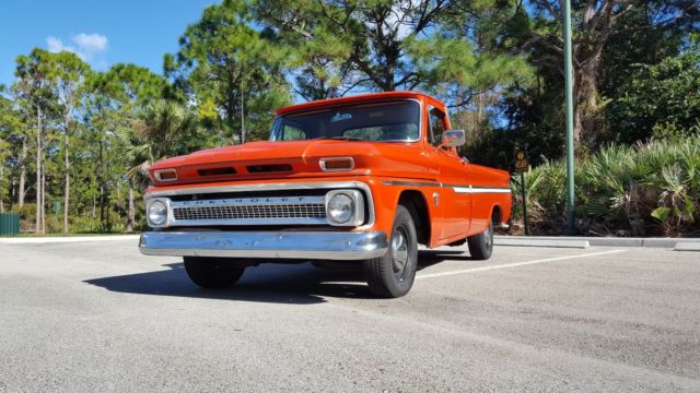 1964 Orange Chevrolet C-10 Fleetside