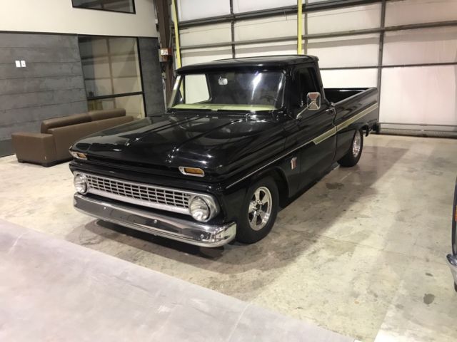 1964 Black Chevrolet C-10 Small Back Window