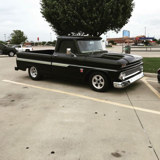 1964 Black Chevrolet C-10 Small Back Window