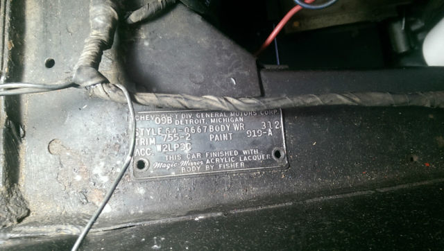 1964 Red Chevrolet Corvair Convertible