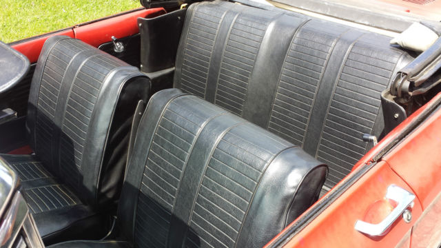 1964 Red Chevrolet Corvair Convertible