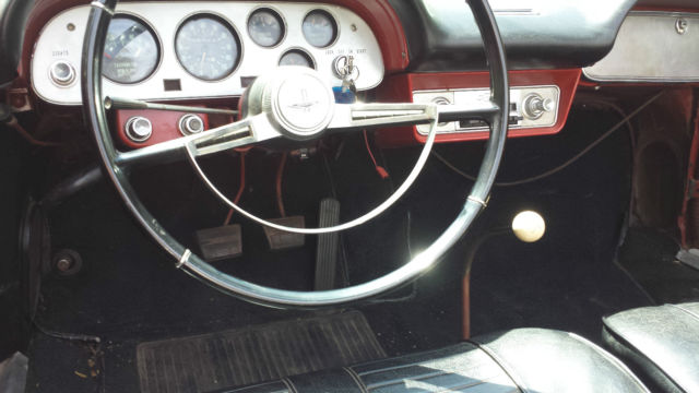 1964 Red Chevrolet Corvair Convertible