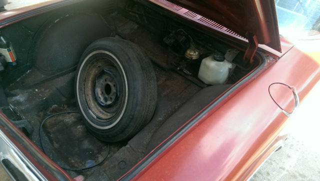 1964 Red Chevrolet Corvair Convertible