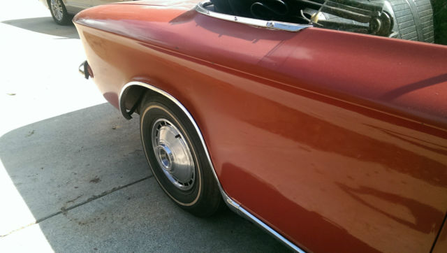 1964 Red Chevrolet Corvair Convertible