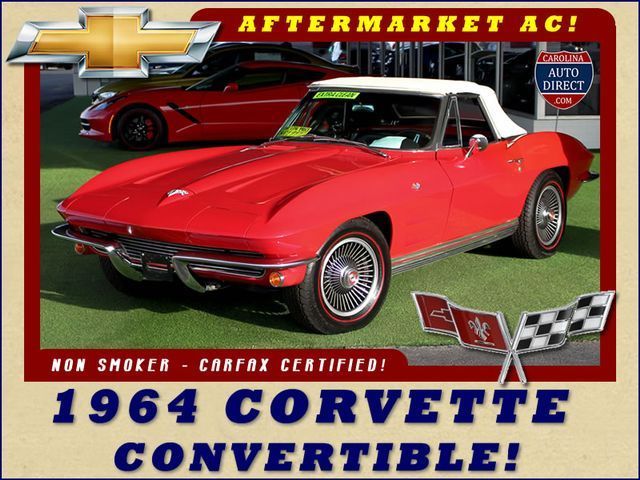 1964 Red Chevrolet Corvette Convertible