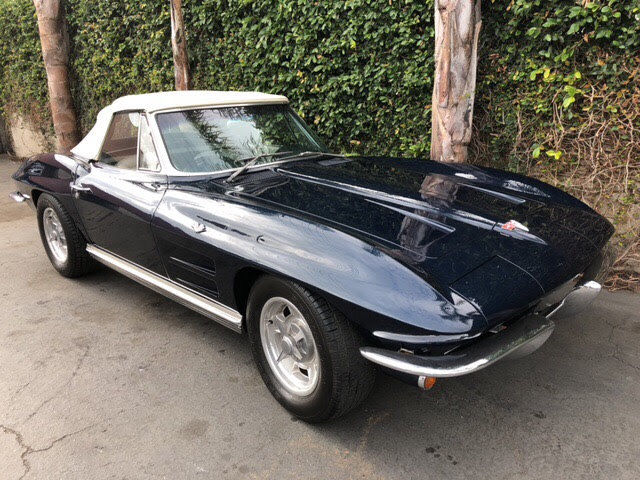 1964 Dark Blue Chevrolet Corvette Convertible