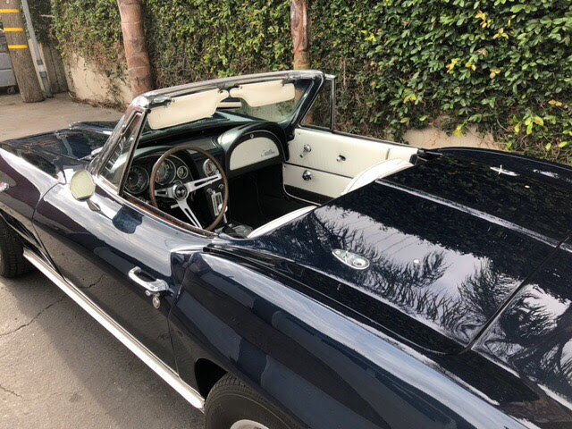 1964 Dark Blue Chevrolet Corvette Convertible