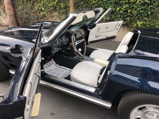 1964 Dark Blue Chevrolet Corvette Convertible