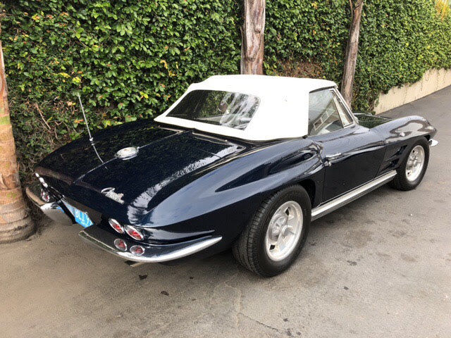 1964 Dark Blue Chevrolet Corvette Convertible