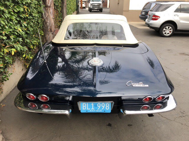 1964 Dark Blue Chevrolet Corvette Convertible