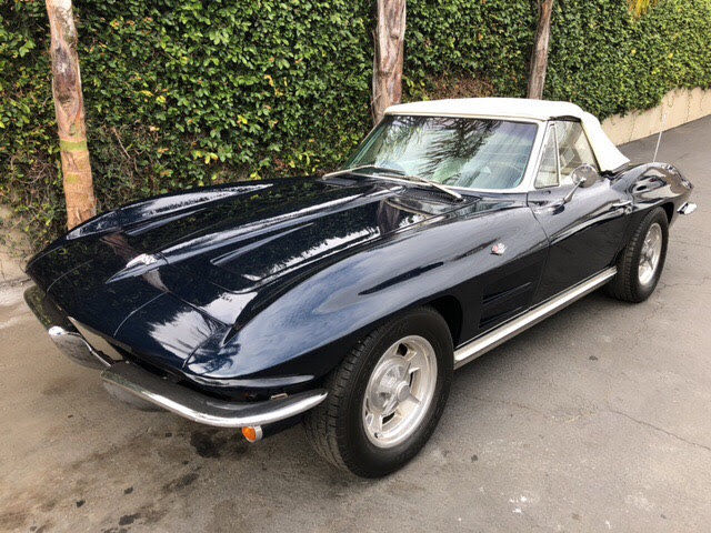 1964 Dark Blue Chevrolet Corvette Convertible