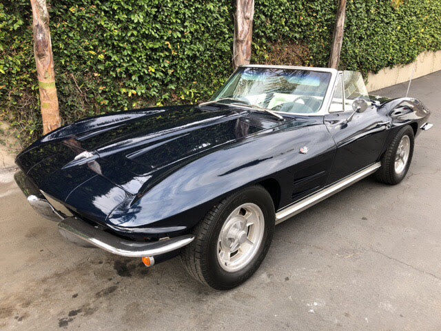 1964 Dark Blue Chevrolet Corvette Convertible