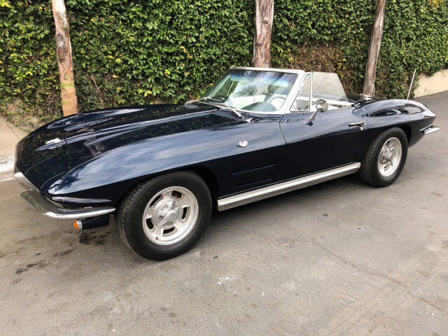 1964 Dark Blue Chevrolet Corvette Convertible