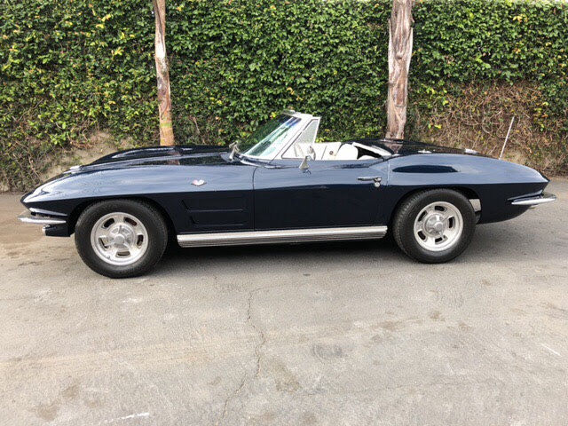 1964 Dark Blue Chevrolet Corvette Convertible