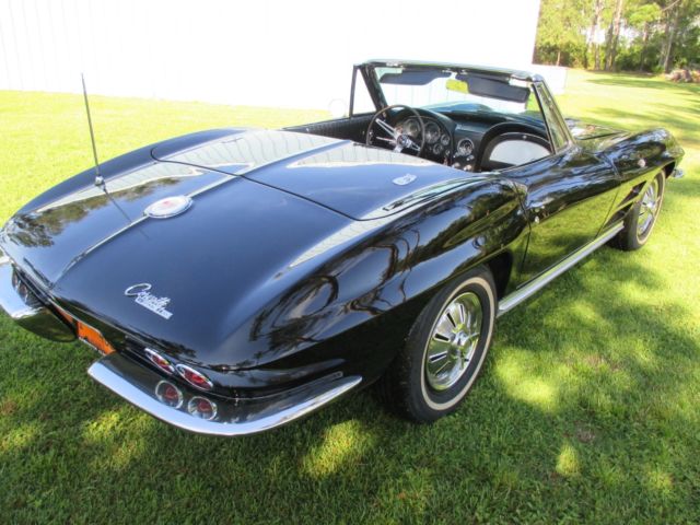 1964 Black Chevrolet Corvette Convertible