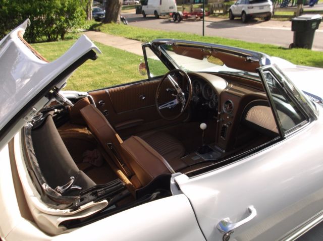 1964 Pear White Chevrolet Corvette Convertible