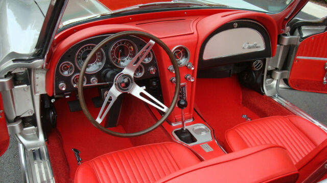 1964 Silver Chevrolet Corvette Convertible