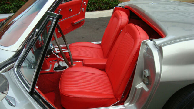 1964 Silver Chevrolet Corvette Convertible
