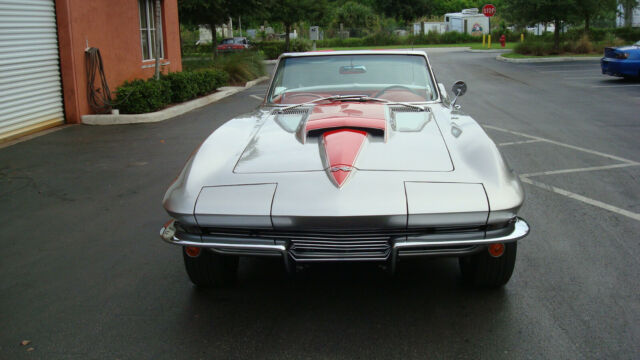 1964 Silver Chevrolet Corvette Convertible