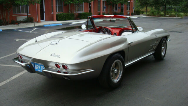 1964 Silver Chevrolet Corvette Convertible