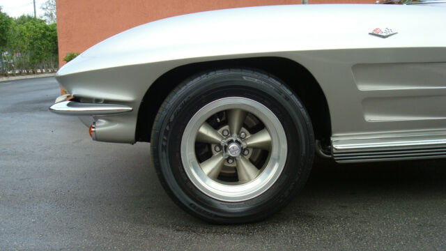 1964 Silver Chevrolet Corvette Convertible